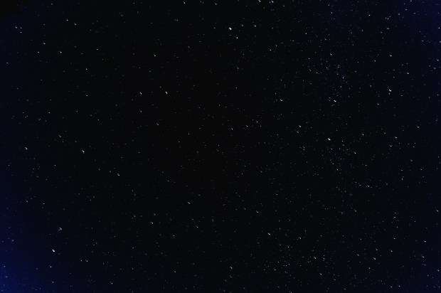 Photo of a dark night sky sparkling with stars.